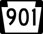 Pennsylvania Route 901 marker