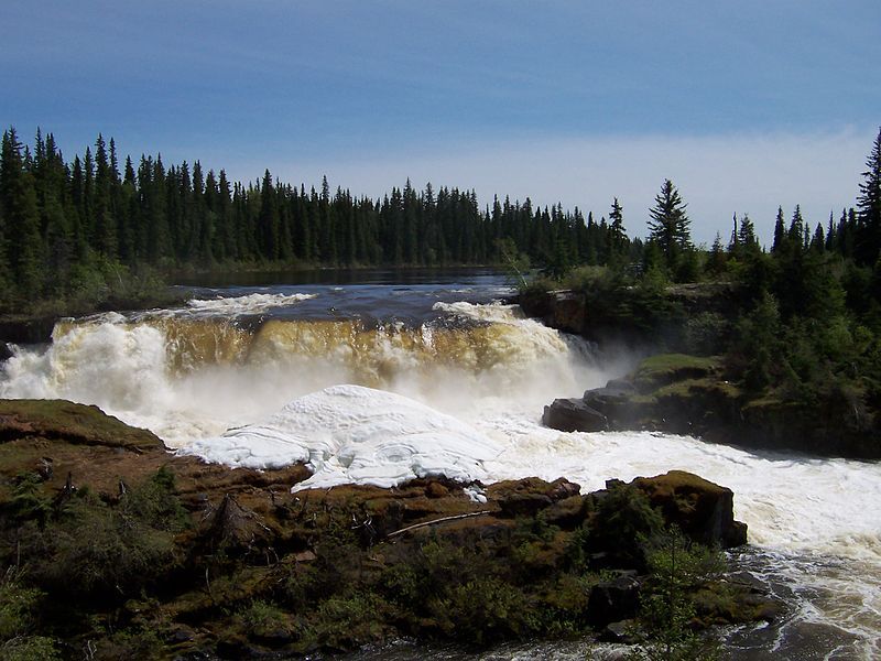 File:Pisew Falls June.jpg