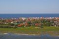 Wangerooge from the air, approaching the island from the south