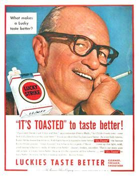 Jimmy Hatlo endorsement print ad (1954)