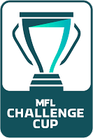 Logo: a large cup with the text MFL Challenge Cup below it