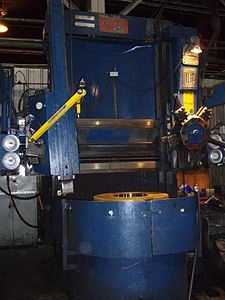 CNC VTL, 46" (1168 mm) Bullard High Column Dynatrol, built mid-1960s