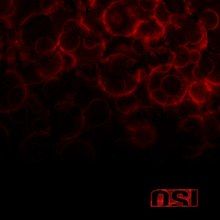 Faint, red blood droplets cover the top half of the otherwise black cover. The OSI logo, in red, is in the bottom right-hand corner.