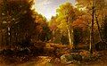 Autumn Landscape, 1867 A typical early painting by Champney