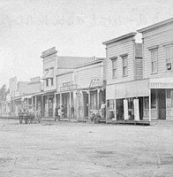 Businesses on Third Street, between Utah and Oregon.