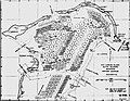 Naval Base Ulithi US Navy North Anchorage chart from 1944 showing ship berthing locations