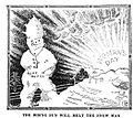 The Rising Sun Will Melt The Snow Man. From The Ku Klux Klan In Prophecy 1925.