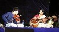 Kumaresh and Jayanthi Kumaresh performing at IIM Bangalore. Used in Jayanthi Kumaresh