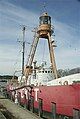 Lightship Nantucket, docked in Wareham, Massachusetts.