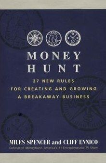 The cover of the book, MoneyHunt.