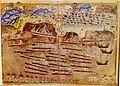 Ottoman Navy penetrating French harbours in 1543 i n Toulon