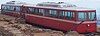 A modern diesel powered rack train at the Pike's Peak summit station