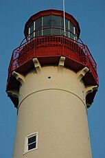 The top of the Cape May Lighthouse on July 4, 2005