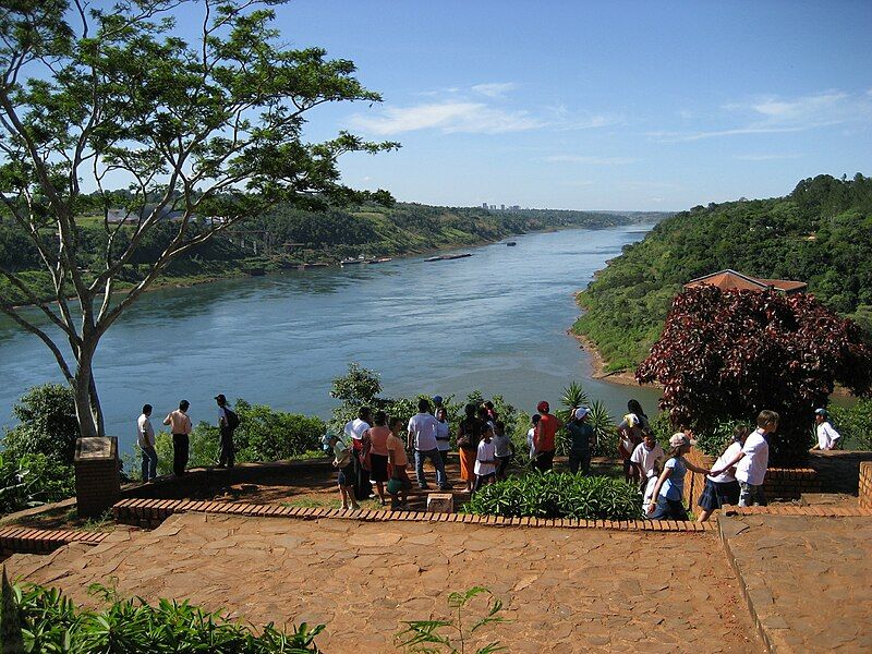 Triple Frontier in South America