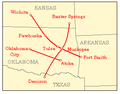 Muskogee Roads system map.