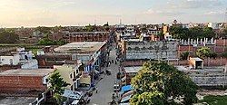 Image of a Market Street in Dildarnagar, which is often referred as the capital or the main market hub of Kamsar.