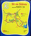 Slí na Sláinte route map in Glengarriff