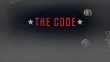 THE CODE, in red against a dark background