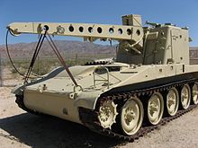 A special vehicle used for towing tanks, on the museum grounds