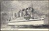 Britannic seen on a 1914 postcard