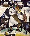 Image 2The Fiddler, 1912–1913, by Marc Chagall, a Russian-French artist of Belarusian Jewish origin[2]