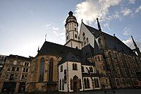 Exterior of Thomaskirche from north east