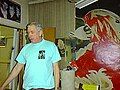 Ed Paschke in his studio