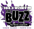 Former WZIN logo as The Buzz from 2003 to 2022