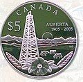 The Alberta Centennial coin