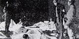 Source: North China Daily News (British newspaper published in China in English) December 18, 1937 – «Chinese people sick or wounded in a hospital in Nanking and Japanese medics nursing them»