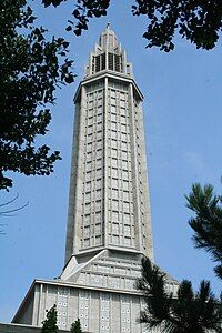 Spire of St. Joseph's Church, Le Havre (1951–58)