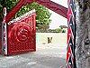 Ceremonial gates at Turangawaewae.