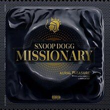 A navy blue condom packaging. The album title is placed in the middle in all gold text.