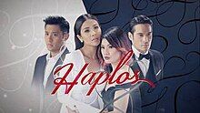 An image of Rocco Nacino, Sanya Lopez, Thea Tolentino and Pancho Magno. The series title is displayed on the center of the image.