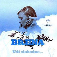 Image of Lepa Brena with the album's name written across it