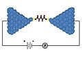 Diagram of polyolefin stabilizing a phototransient rhenium intermediate.