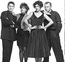 Do-Ré-Mi, 1985 publicity shot L–R: Stephen Philip, Helen Carter, Deborah Conway, Dorland Bray