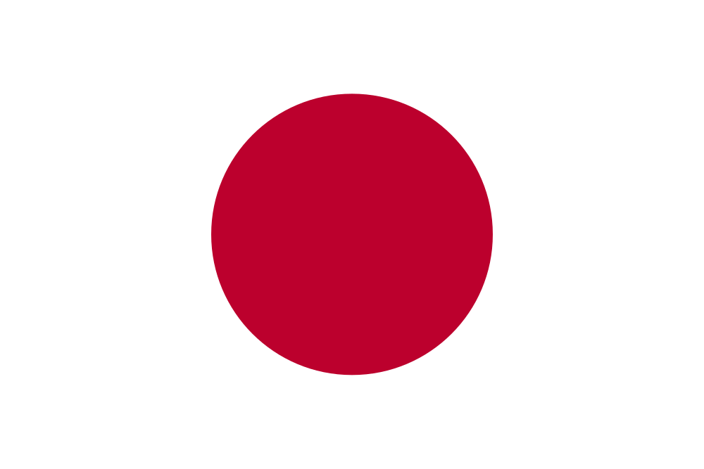 The flag of Japan