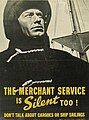 Second World War The Merchant Navy poster