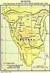 Territories of the original Wadeyar kingdom