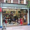 Arthur Beale's shopfront in Shaftesbury Avenue