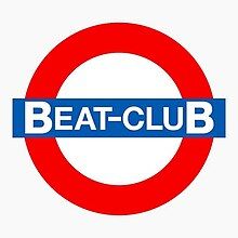 Logo for the 1960s and 1970s German Music TV Programme Beat-Club, with a style similar to the logo of London Underground.