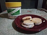 A jar of alfajores produced by Good Shepherd nuns from Baguio, Philippines