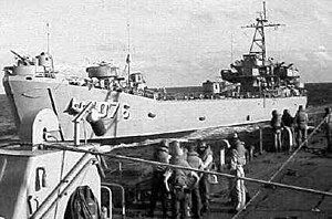 USS Page County (LST-1076) underway, date and place unknown