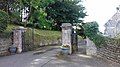 The cemetery gates