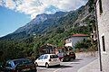 Paredach, the summit of Monte Raut seen from the Piazza of Casasola