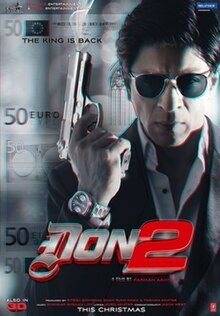 A poster of Don 2