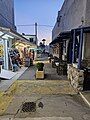 Street in Mastichari showing shops