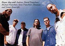 L–R: Keith Andrew, David Pratschner, Michael Pratschner, Steve Pratschner, Paul Donovan, Cory Verner