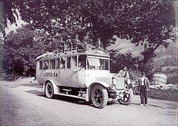 A Saurer coach in Northern Spain in 1923